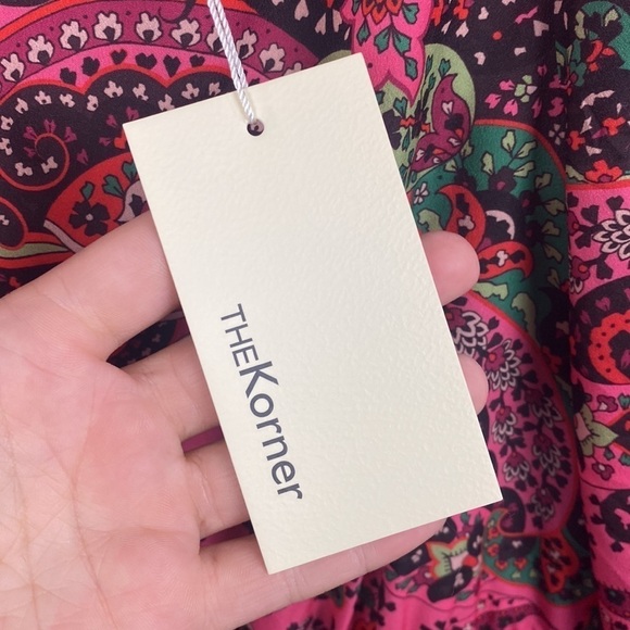 Anthropologie The Korner Paisley Colourful Puff Sleeved Mini Dress - Size Small - Picture 9 of 16